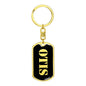 Otis v3 - Luxury Dog Tag Keychain