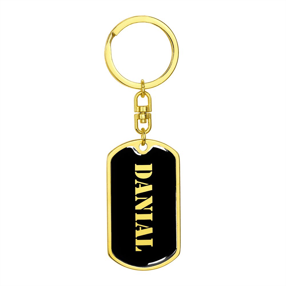 Danial v2 - Luxury Dog Tag Keychain