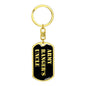 Army Ranger's Uncle v2 - Luxury Dog Tag Keychain