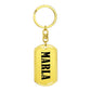 Marla v01 - Luxury Dog Tag Keychain