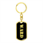 Ward v2 - Luxury Dog Tag Keychain