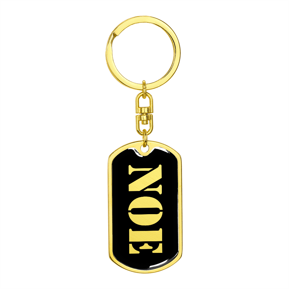 Noe v2 - Luxury Dog Tag Keychain