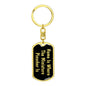 Miniature Pinscher's Home v2 - Luxury Dog Tag Keychain