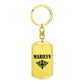Marilyn v01a - Luxury Dog Tag Keychain