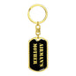 Airman's Mother v2 - Luxury Dog Tag Keychain