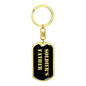 Soldier's Father v2 - Luxury Dog Tag Keychain