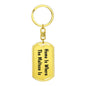 Maltese's Home - Luxury Dog Tag Keychain