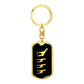 Mama Giraffe With 3 Calves v2 - Luxury Dog Tag Keychain