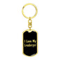 Love My Leonberger v2 - Luxury Dog Tag Keychain