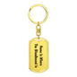 Bloodhound's Home - Luxury Dog Tag Keychain