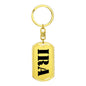 Ira - Luxury Dog Tag Keychain
