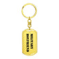 Military Boyfriend - Luxury Dog Tag Keychain