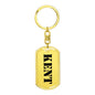 Kent - Luxury Dog Tag Keychain
