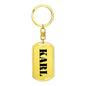 Karl - Luxury Dog Tag Keychain