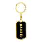 Jeanette v02 - Luxury Dog Tag Keychain