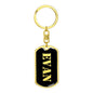 Evan v3 - Luxury Dog Tag Keychain