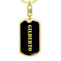 Gilberto v3 - Luxury Dog Tag Keychain