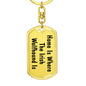 Irish Wolfhound's Home - Luxury Dog Tag Keychain