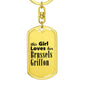 Brussels Griffon - Luxury Dog Tag Keychain