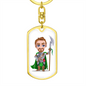 Knight 01 - Luxury Dog Tag Keychain
