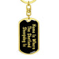 Shetland Sheepdog's Home v2 - Luxury Dog Tag Keychain