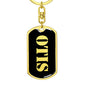 Otis v3 - Luxury Dog Tag Keychain