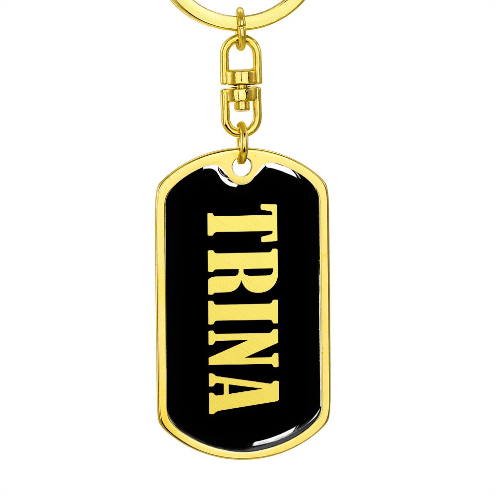 Trina v02 - Luxury Dog Tag Keychain