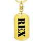 Rex - Luxury Dog Tag Keychain