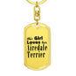 Airedale Terrier - Luxury Dog Tag Keychain
