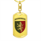 24th Mechanized Brigade (Ukraine) - Luxury Dog Tag Keychain