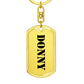 Donny - Luxury Dog Tag Keychain