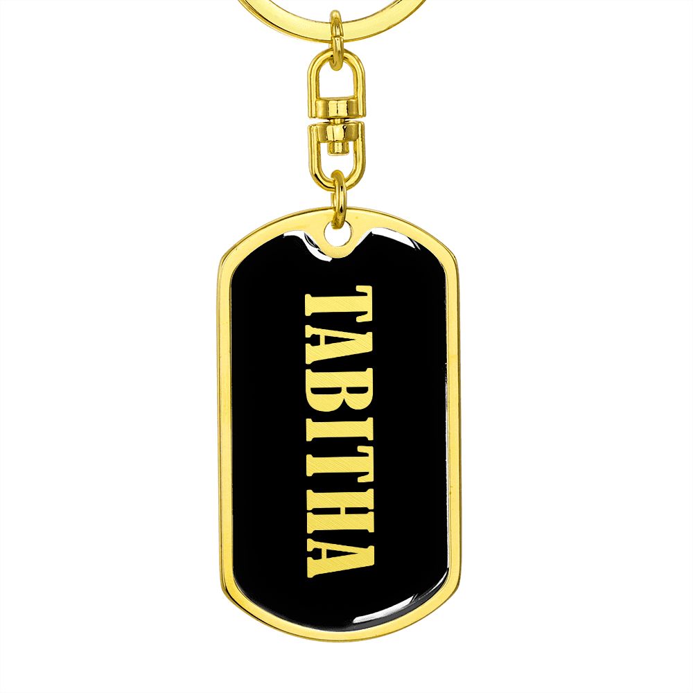 Tabitha v02 - Luxury Dog Tag Keychain