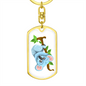 Koala 02 - Luxury Dog Tag Keychain