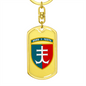 35th Marine Infantry Brigade (Ukraine) - Luxury Dog Tag Keychain
