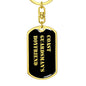 Coast Guardsman's Boyfriend v2 - Luxury Dog Tag Keychain
