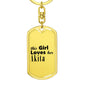 Akita - Luxury Dog Tag Keychain