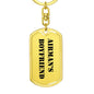 Airman's Boyfriend - Luxury Dog Tag Keychain