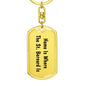 St. Bernard's Home - Luxury Dog Tag Keychain