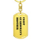 Coast Guardsman's Brother - Luxury Dog Tag Keychain