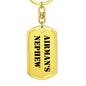 Airman's Nephew - Luxury Dog Tag Keychain