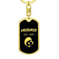 Mama, Est. 1961 v2 - Luxury Dog Tag Keychain