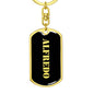 Alfredo v3 - Luxury Dog Tag Keychain
