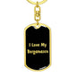 Love My Bergamasco v5 - Luxury Dog Tag Keychain
