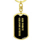 Air Force Grandfather v2 - Luxury Dog Tag Keychain