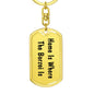 Borzoi's Home - Luxury Dog Tag Keychain