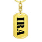 Ira - Luxury Dog Tag Keychain
