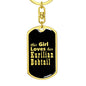 Kurilian Bobtail v2 - Luxury Dog Tag Keychain