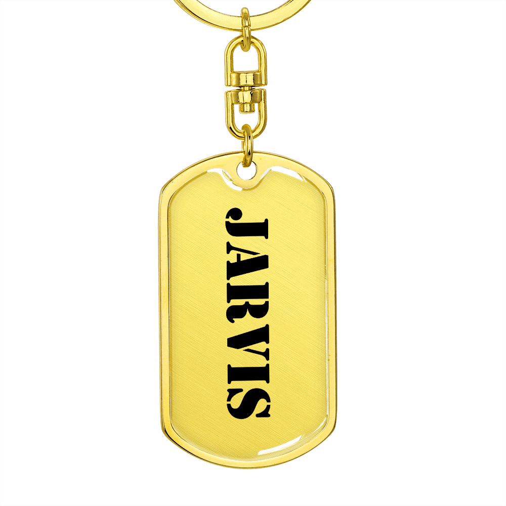 Jarvis - Luxury Dog Tag Keychain