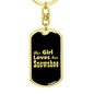 Snowshoe v2 - Luxury Dog Tag Keychain