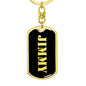 Jimmy v3 - Luxury Dog Tag Keychain